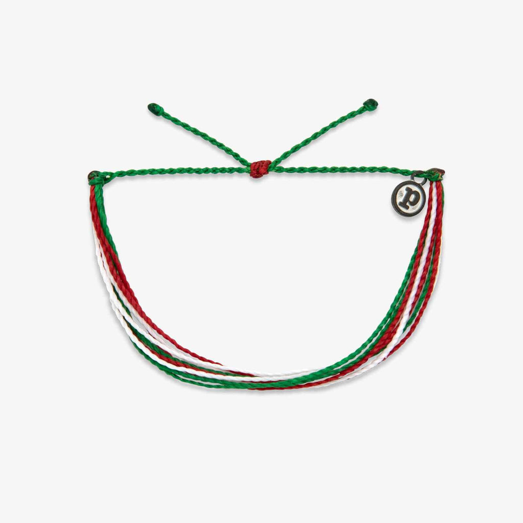 Red Green & White Bracelet