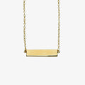 Engravable Bar Necklace