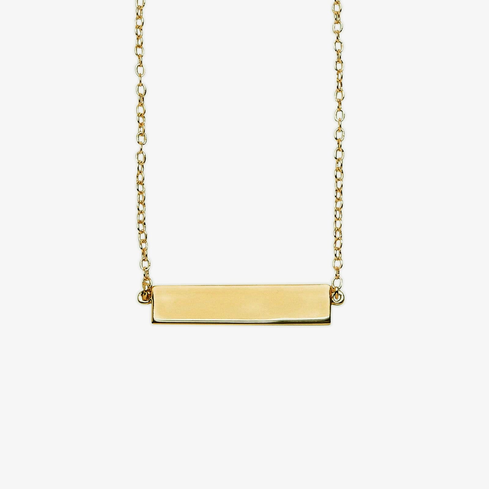 Engravable Bar Necklace