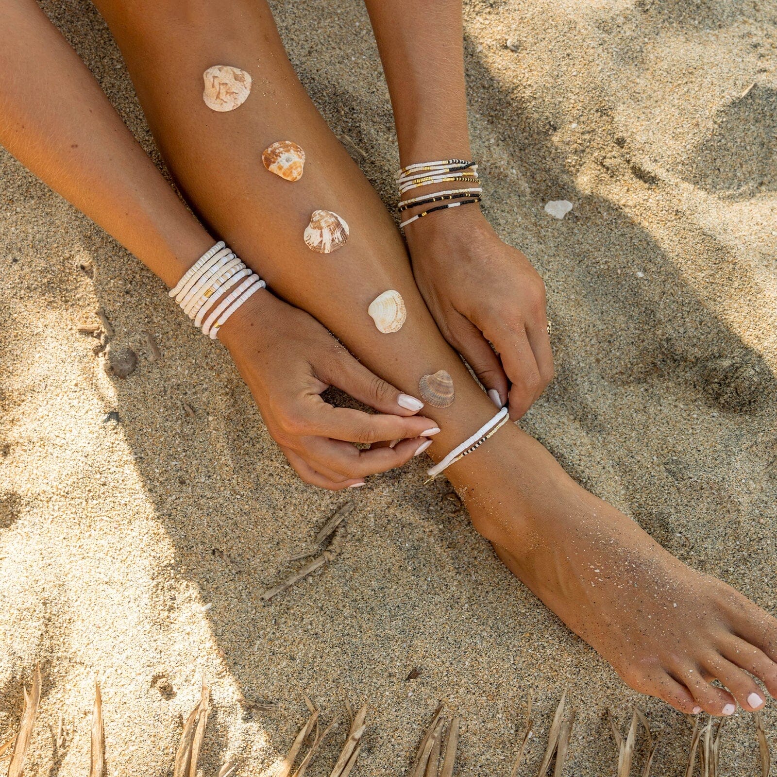 Leche Stretch Bracelet Set of 8