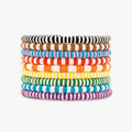 Rainbow Stretch Bracelet Set of 8