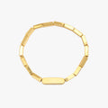Engravable Rectangle Bead Stretch Bracelet