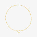 Harper Round Charm Chain Necklace