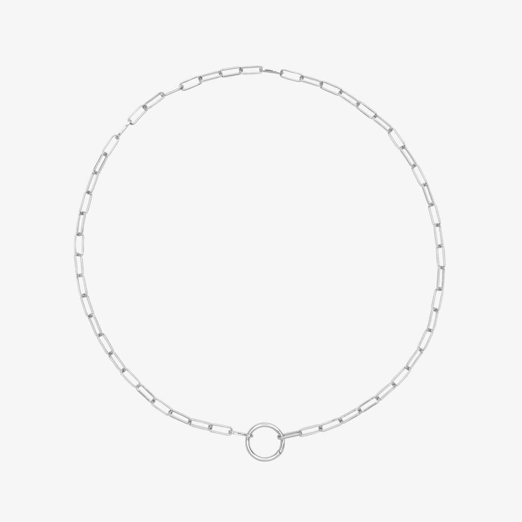 Harper Round Charm Chain Necklace