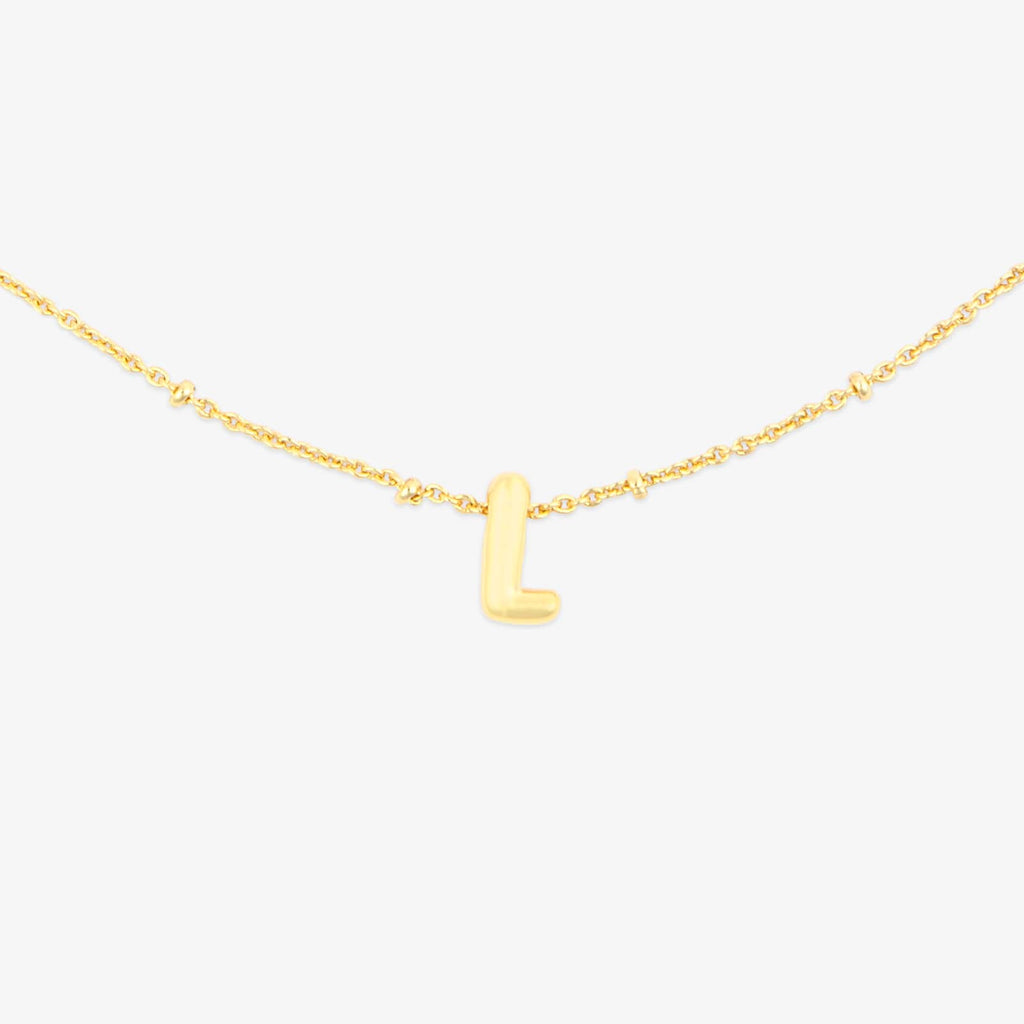 Alphabet Satellite Chain Choker