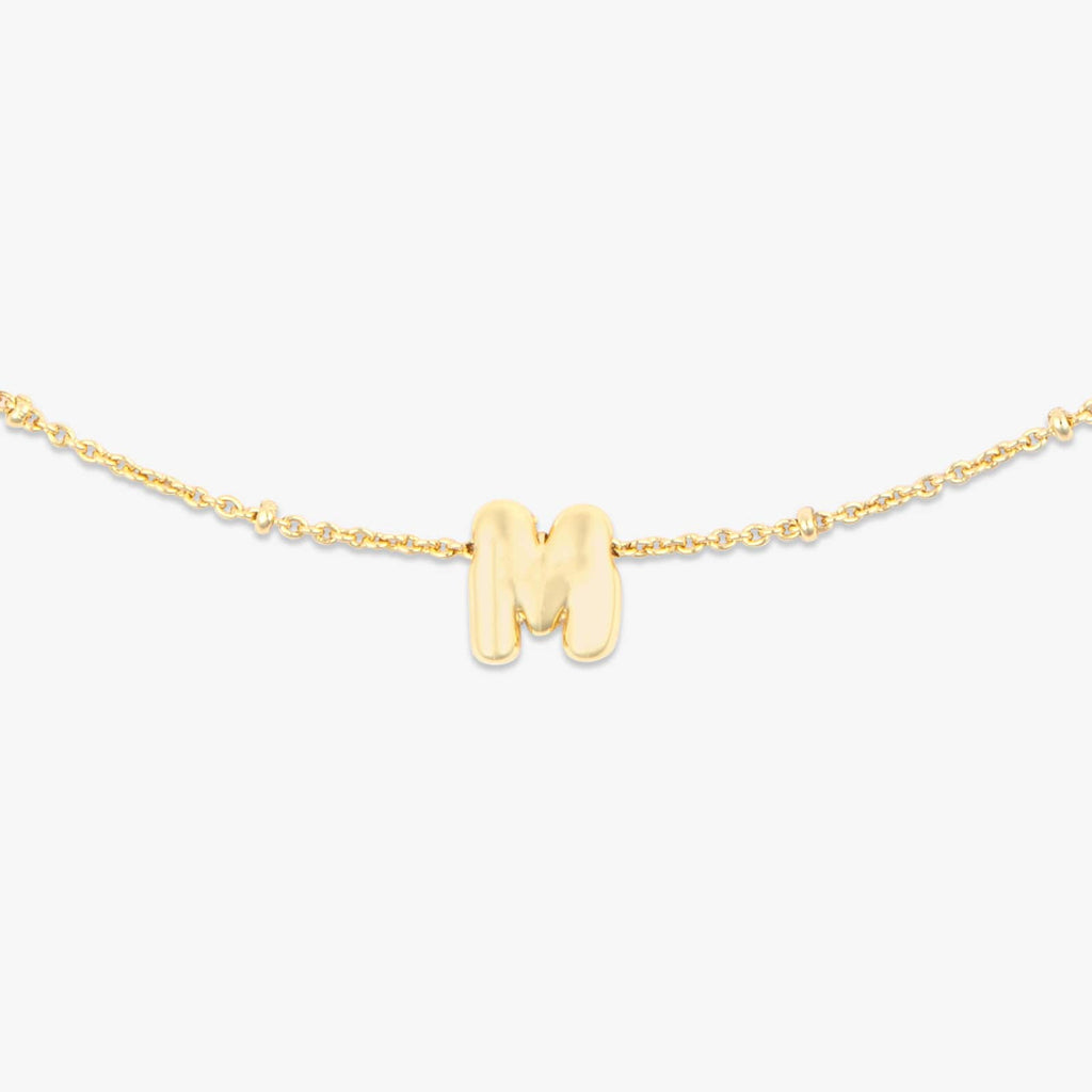 Alphabet Satellite Chain Choker