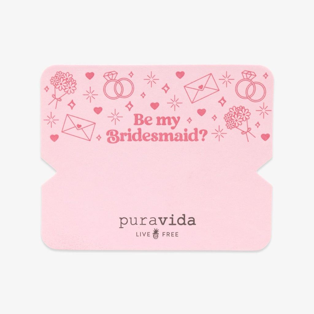 Bridesmaid Bracelet Card