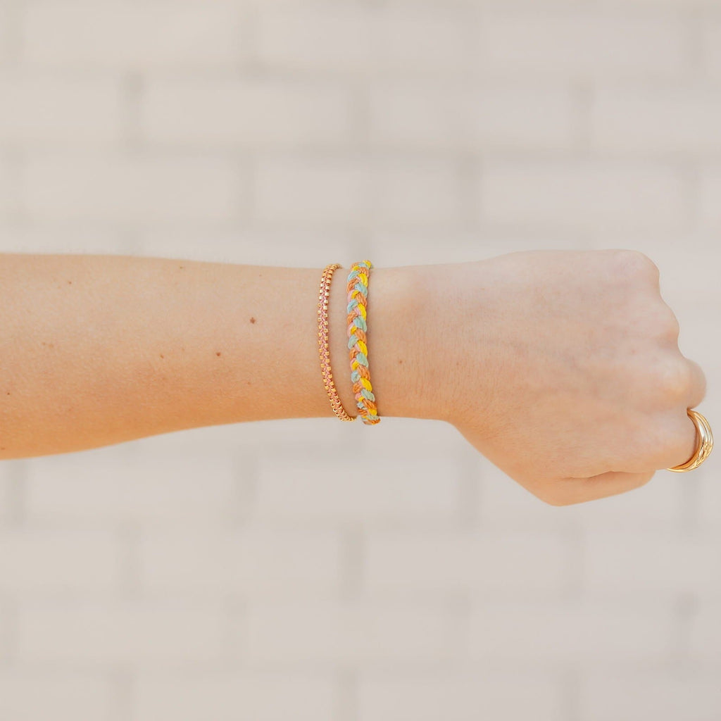 Goldie Woven Seed Bead Bracelet