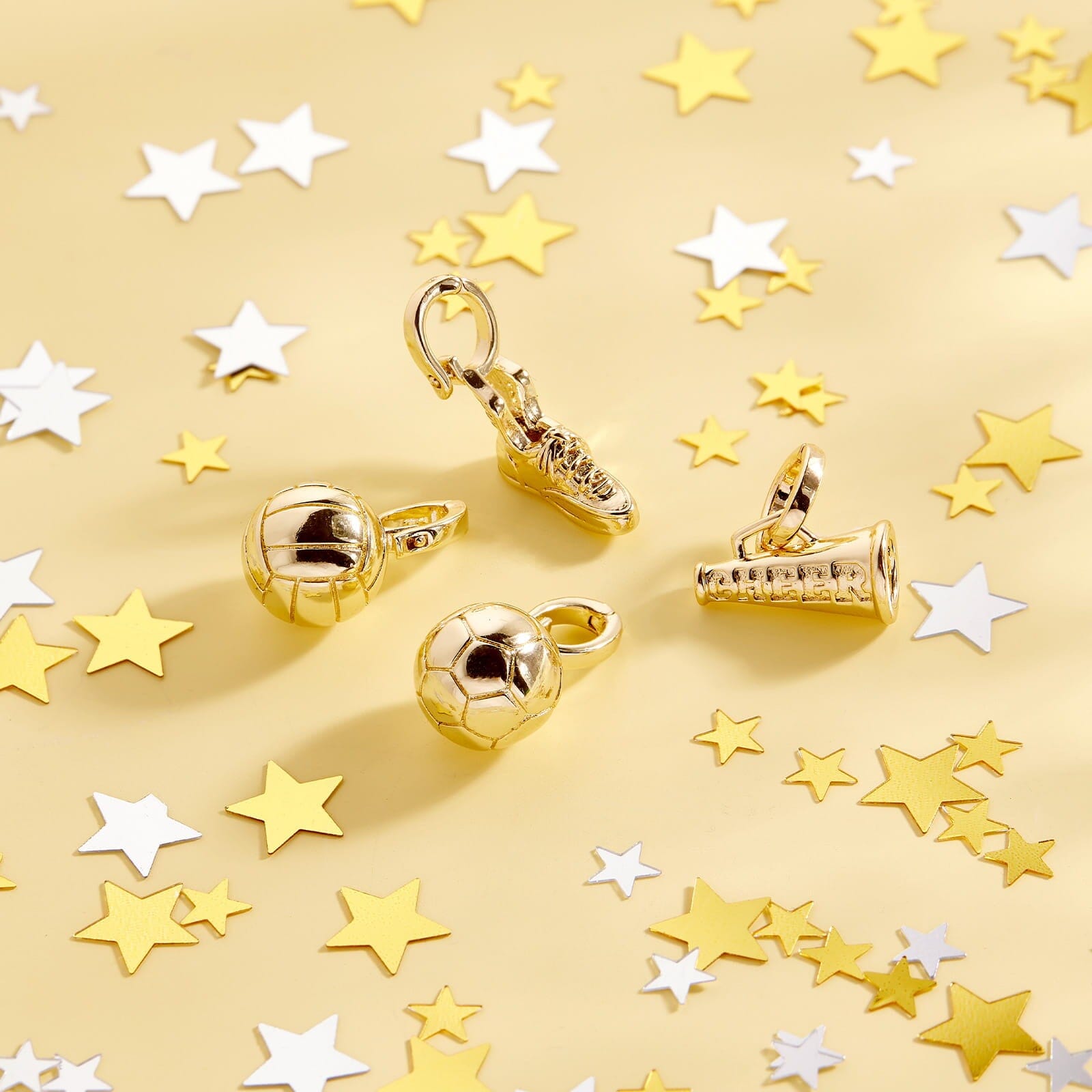 Harper Statement Soccer Ball Charm