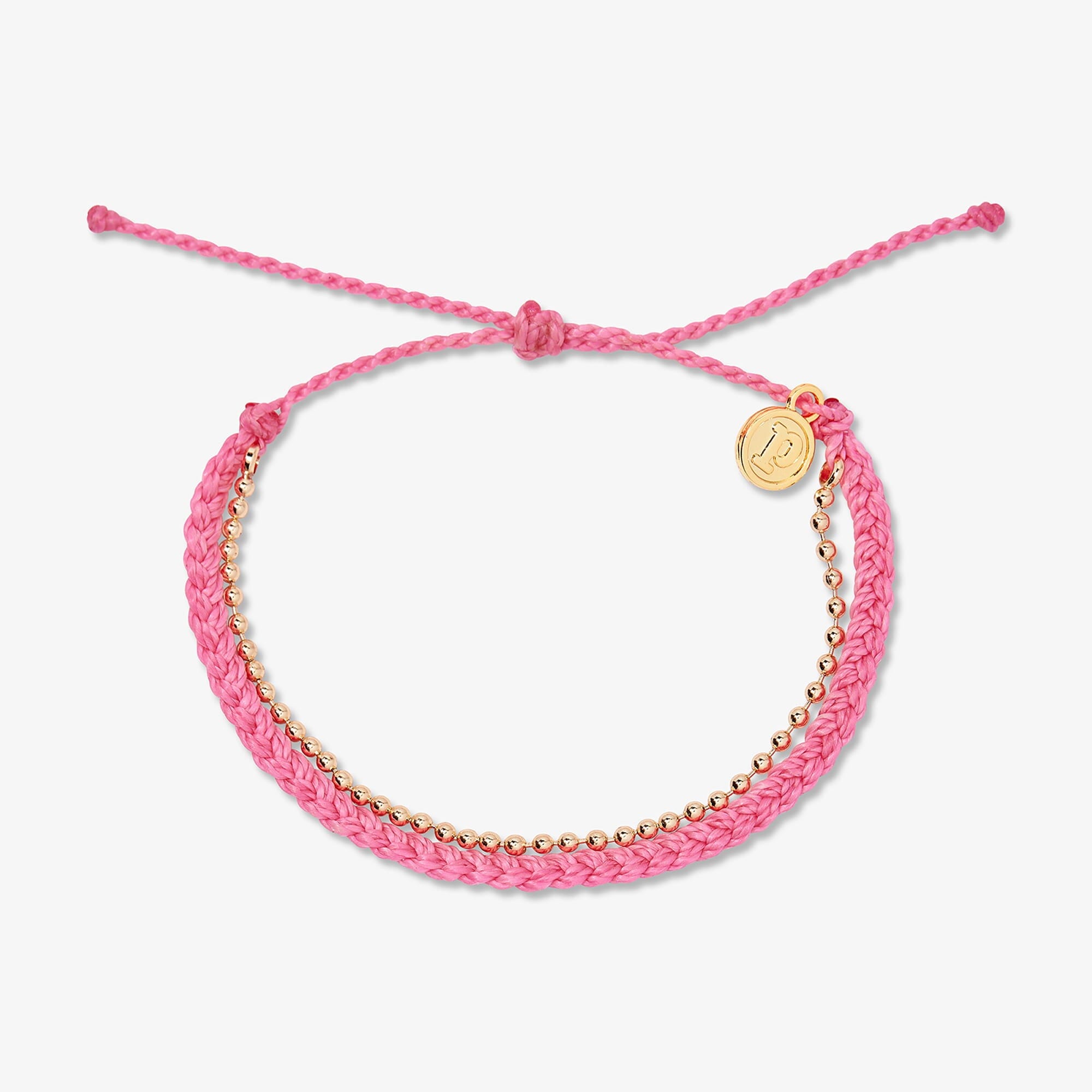 Petite Braid And Bead Bracelet
