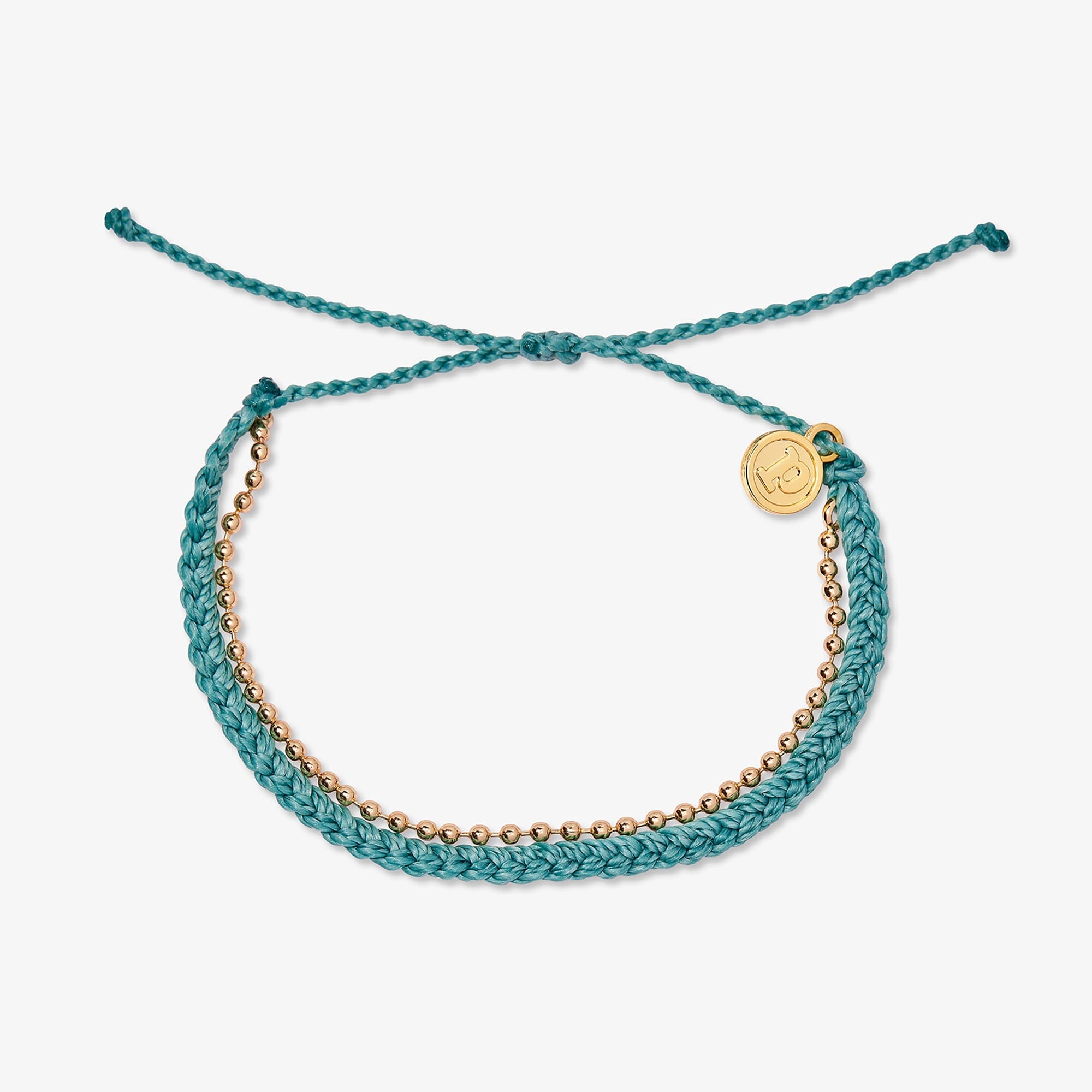 Petite Braid And Bead Bracelet