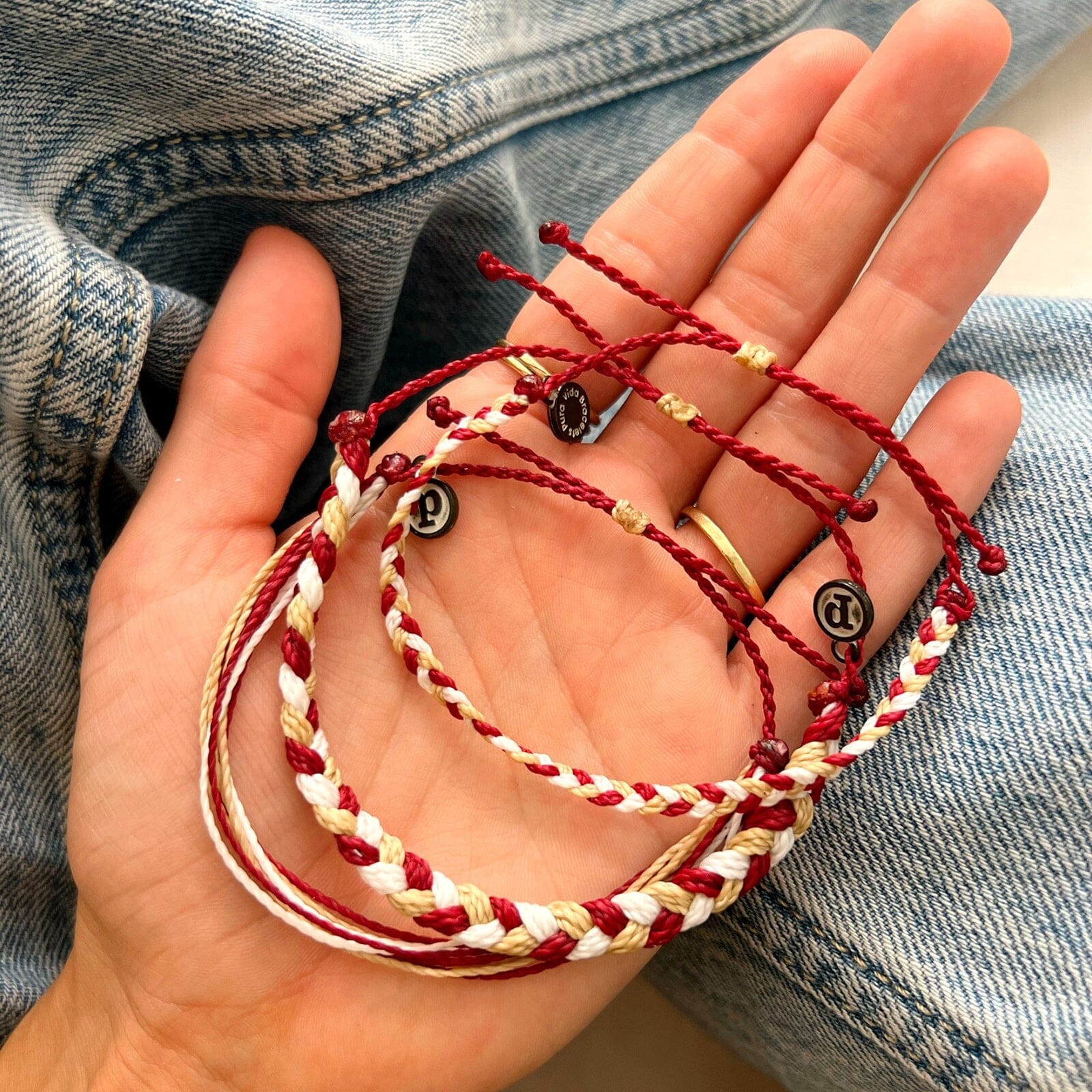 Maroon Tan & White Collection