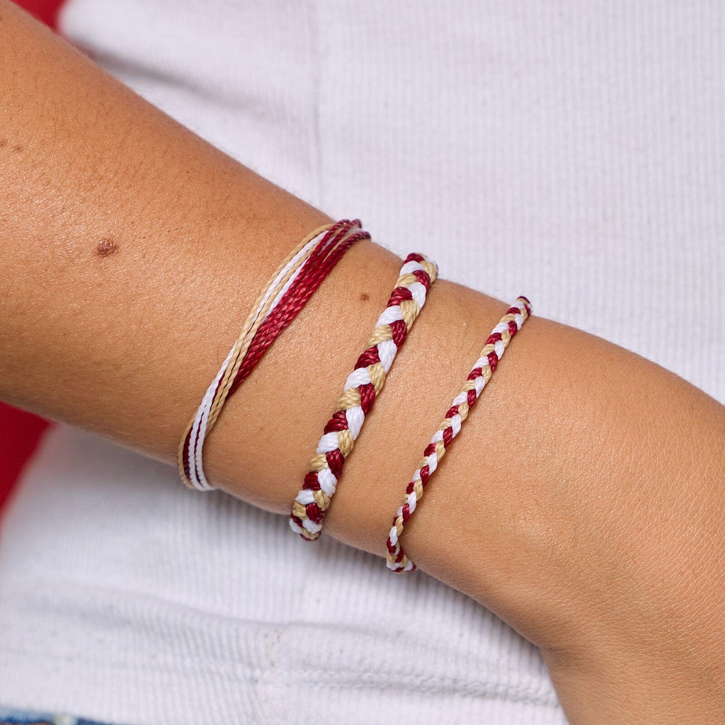Maroon Tan & White Collection