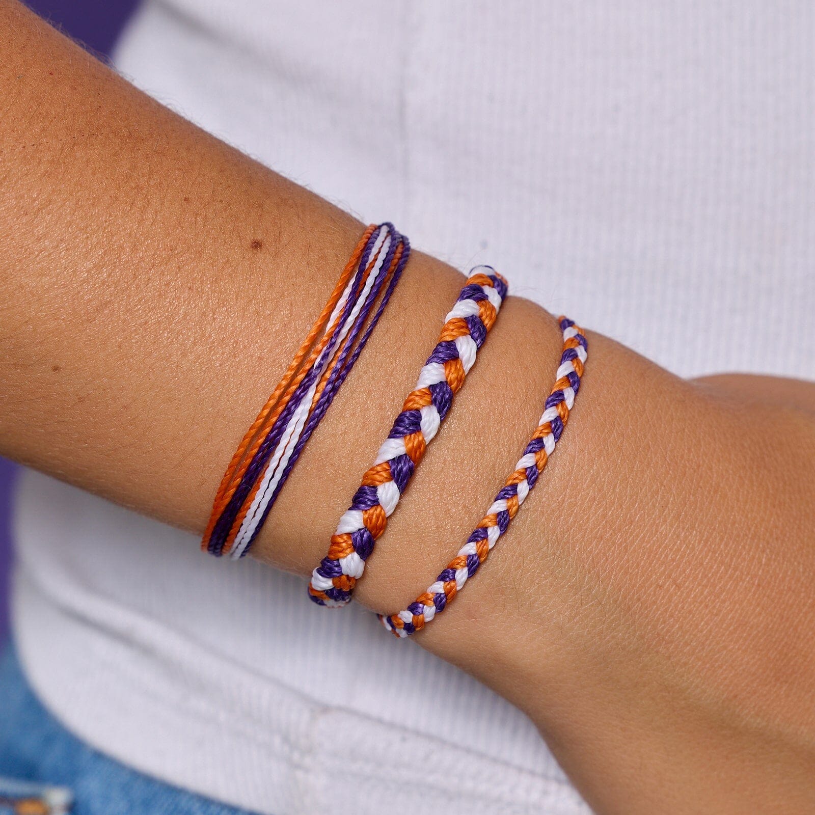 Orange Purple & White Collections