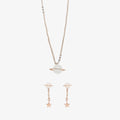 Saturn Necklace & Earring Set