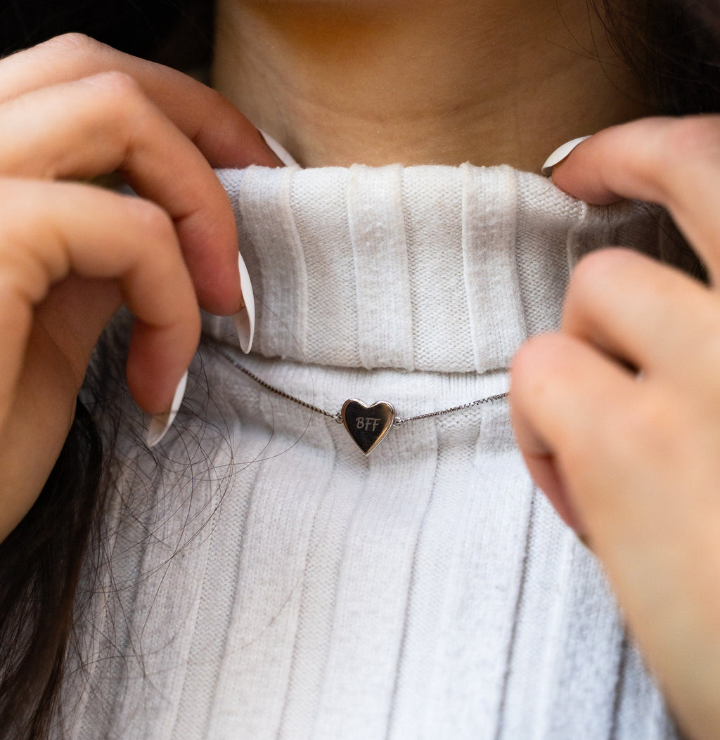 Engravable Heart Choker